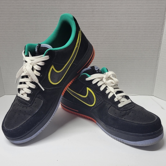 Nike Air Force 1 '07 LV8 Peace and Unity Sneakers Mens Size 10.5 - Picture 2 of 8